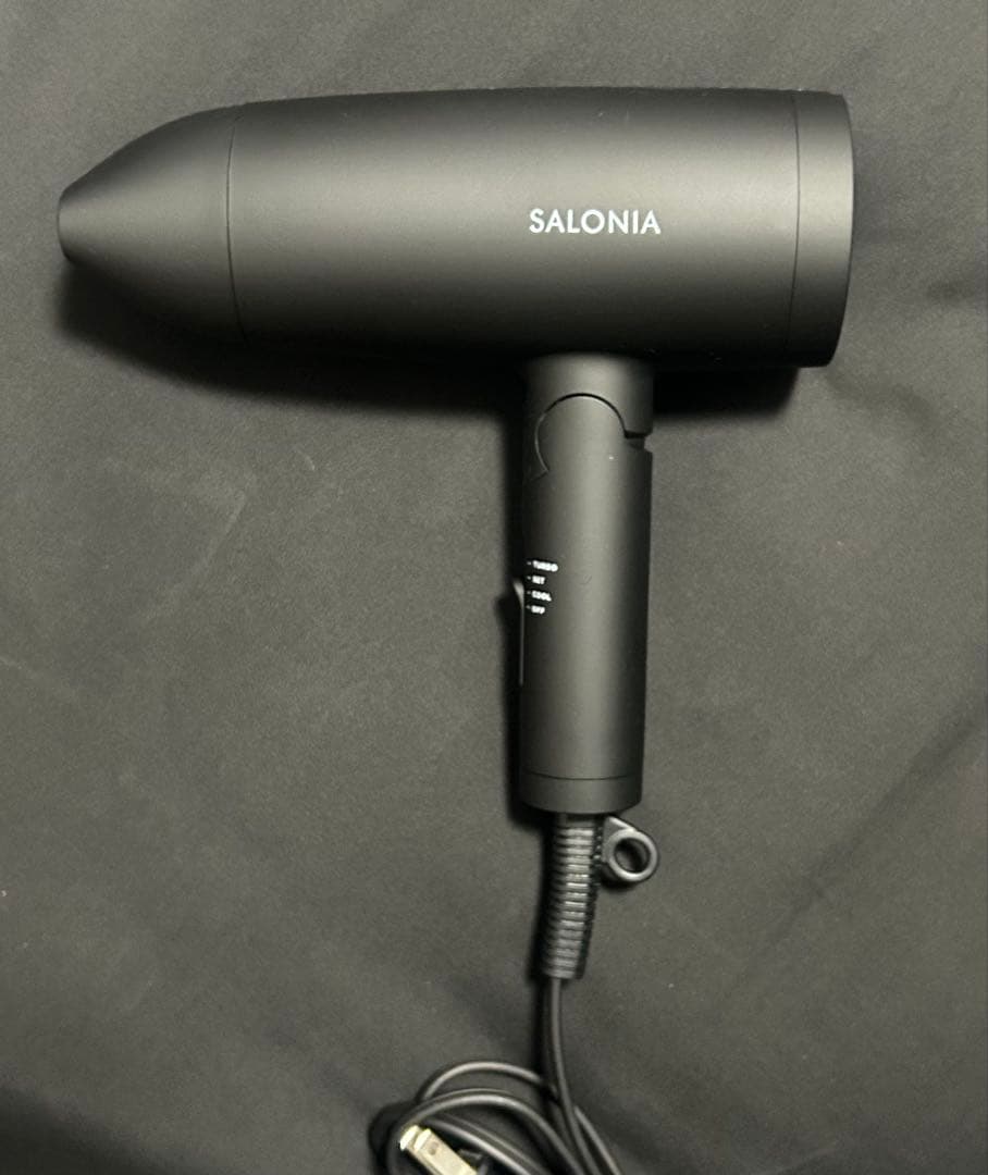 SALONIA SPEEDY ION DRYER ブラック 箱付き 説明書付き