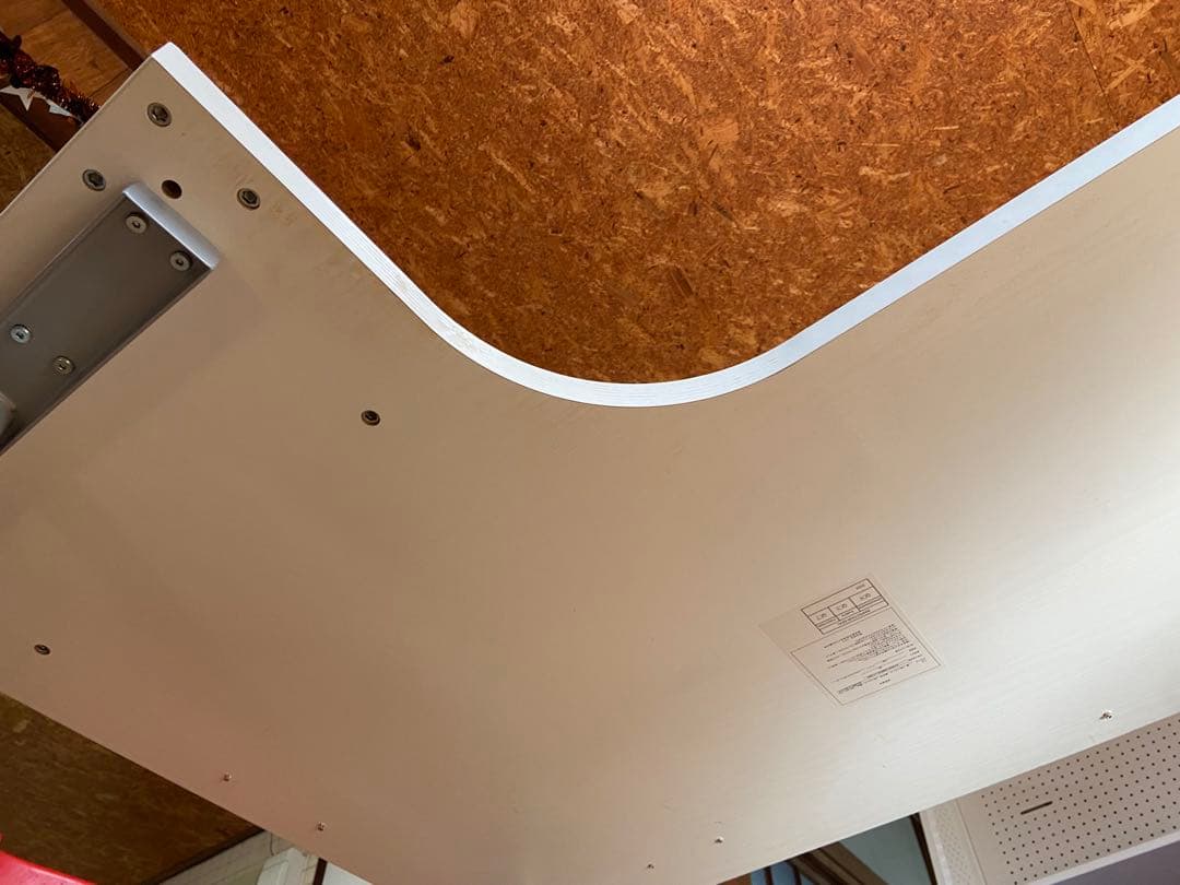 L字型パソコンデスク 白　ニトリ　プレフェ140 引き取り希望