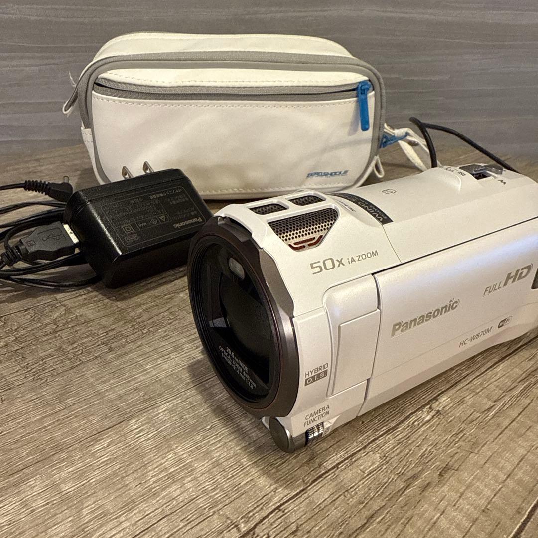【美品】Panasonic HC-W870M ビデオカメラ 箱無しケースサービス