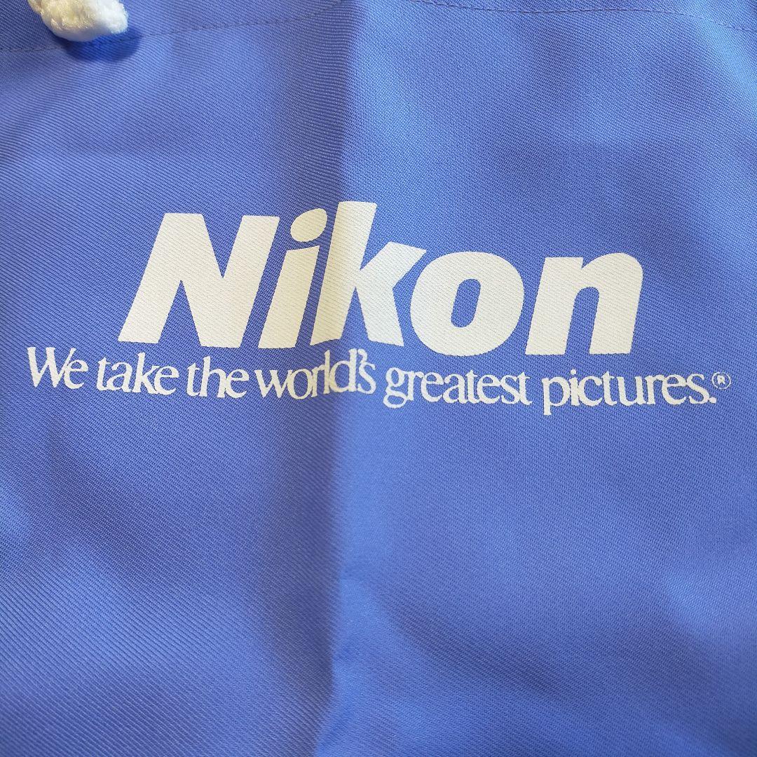 【未使用品】 Nikon エプロン ブルー