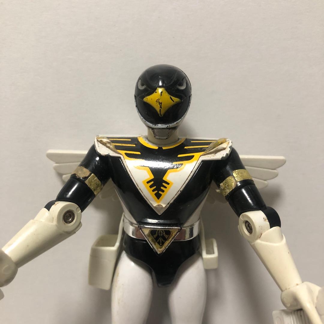 昭和レトロ　鳥人戦隊ジェットマン　ブラックコンドル　超合金　1990年　バンダイ