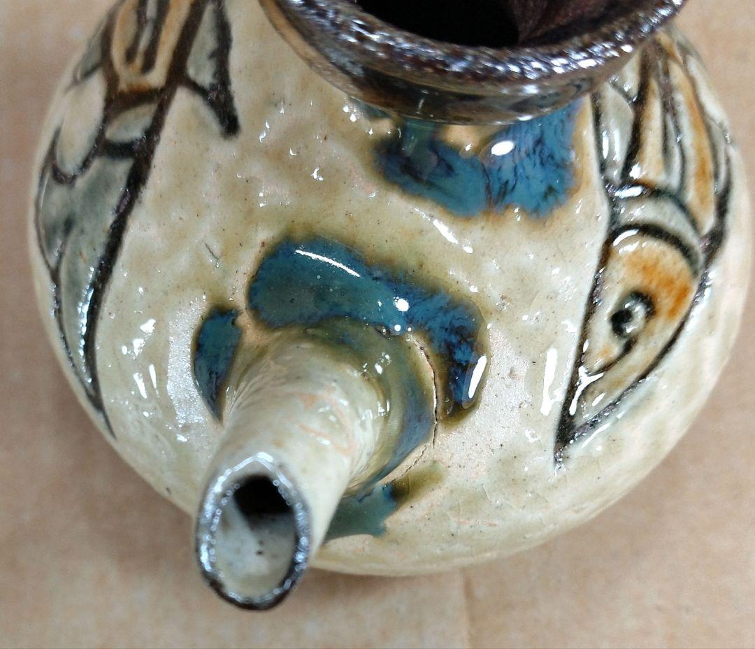 【本物保証】金城次郎 カラカラ 共箱 栞 壺屋焼 壷屋焼 人間国宝 美品