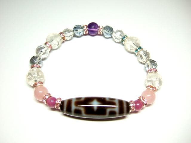 平安十字佛天珠/四神守護