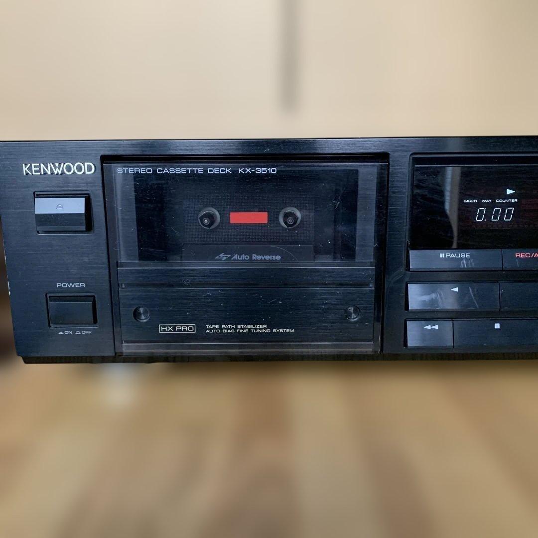 KENWOOD ステレオカセットデッキ KX-3510