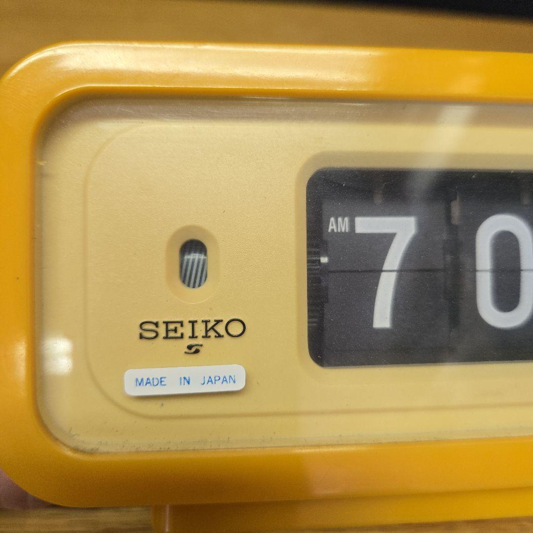 昭和レトロ　SEIKO　パタパタ時計