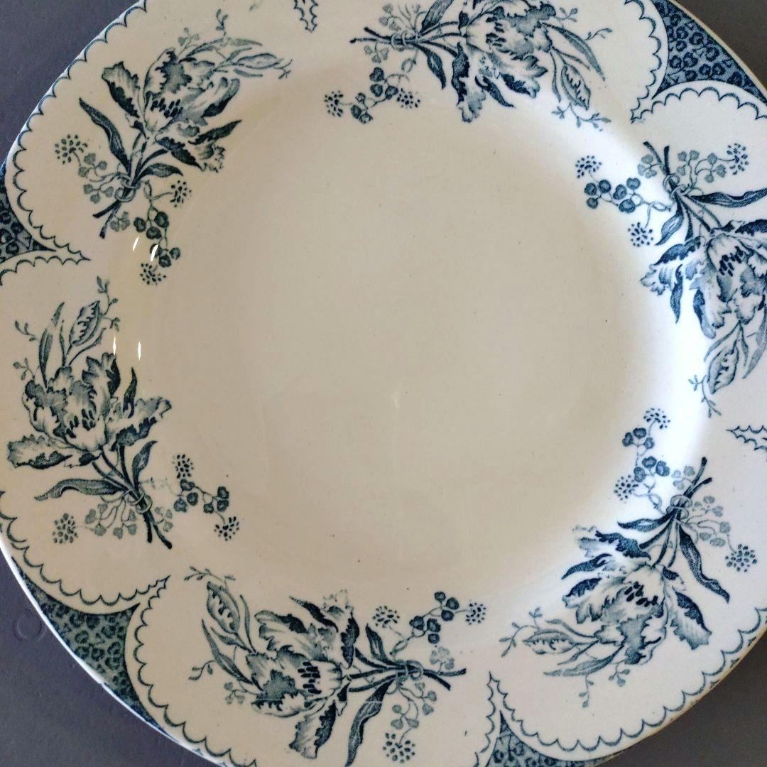 Luneville リュネヴィル プレート フランスアンティーク