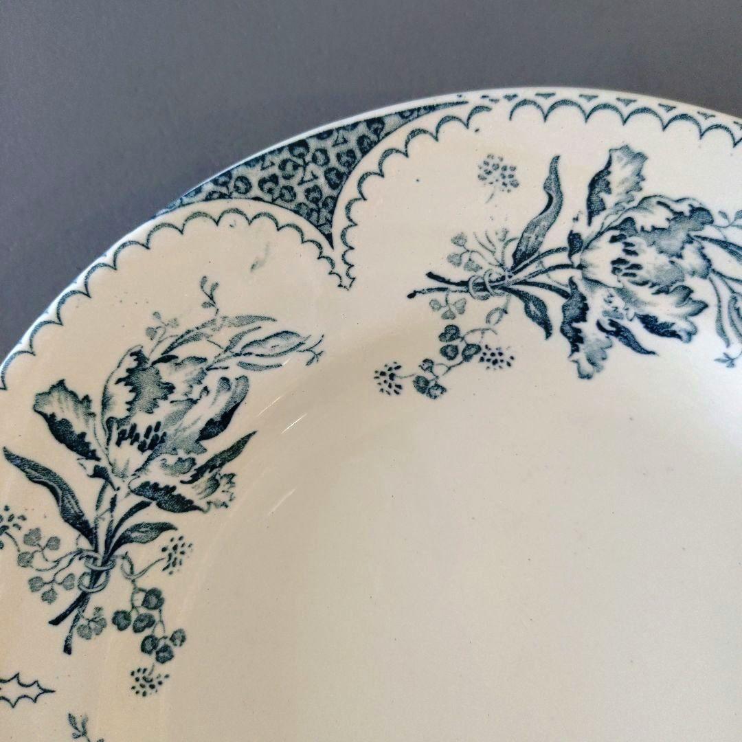 Luneville リュネヴィル プレート フランスアンティーク