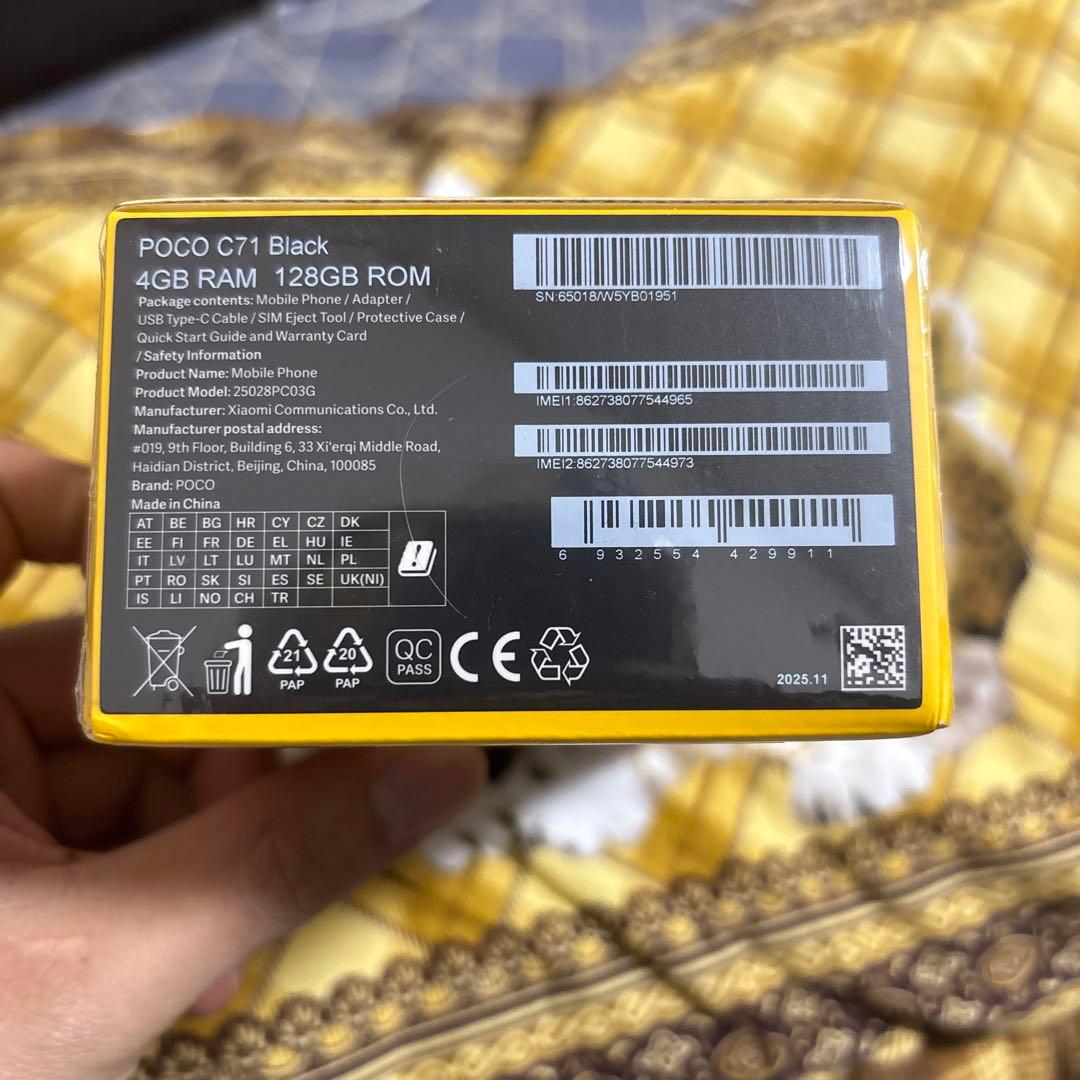 A*s様 POCO C71 128GB グローバル版SIMフリー