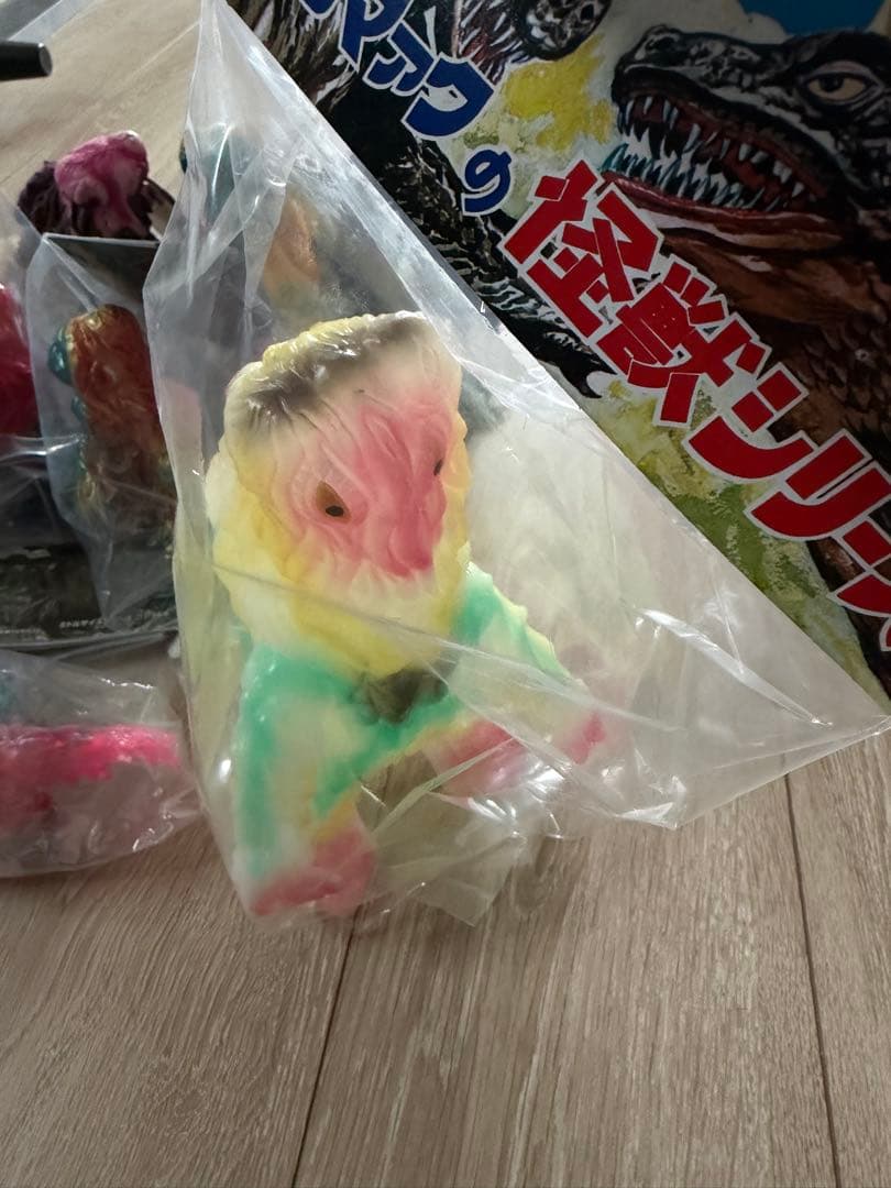 ヘドラ ソフビ 11体セット 未開封 タグ付き ブルマァク ムービーモンスター