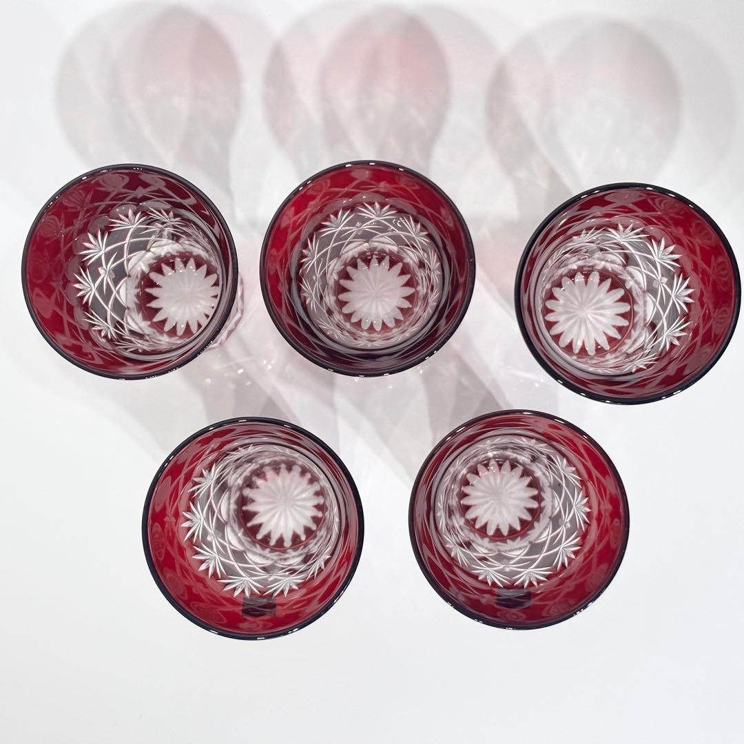 希少！新品・未使用品！江戸切子 廣田硝子 パイロンクラフト ビアグラス 5客