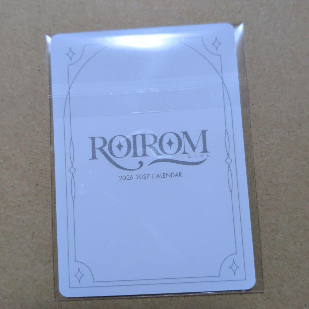 ROIROMの2026-2027カレンダー 本多大夢 トレカ