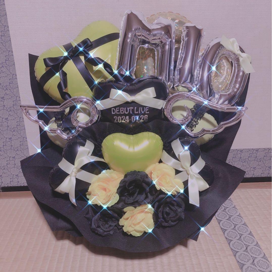 バルーンギフト　バルーンアレンジ 生誕祭　誕生日　推し活　フラスタ　卓フラ