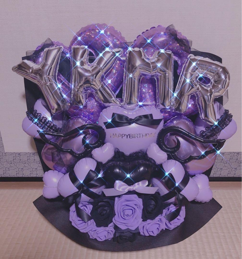 バルーンギフト　バルーンアレンジ 生誕祭　誕生日　推し活　フラスタ　卓フラ