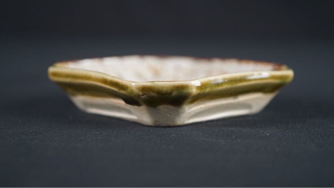 加藤丈助 織部 角小皿 向付 6客 桐箱付 小鉢 懐石料理道具