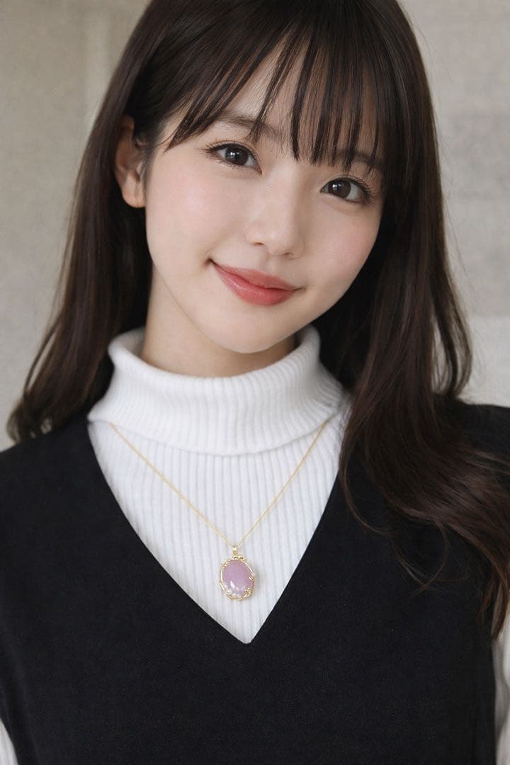 9月誕生石︎︎ クンツァイト︎︎⟡ワイヤージュエリーネックレス︎︎⟡天然石ペンダント