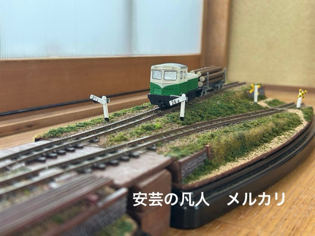 HOナロー(軌間9mm)56鉄道模型ジオラマ3部作　信号場のある風景