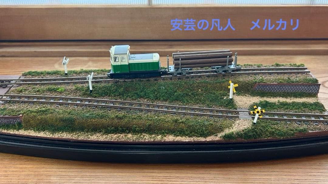 HOナロー(軌間9mm)56鉄道模型ジオラマ3部作　信号場のある風景