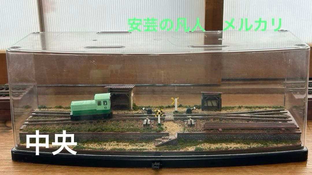 HOナロー(軌間9mm)56鉄道模型ジオラマ3部作　信号場のある風景