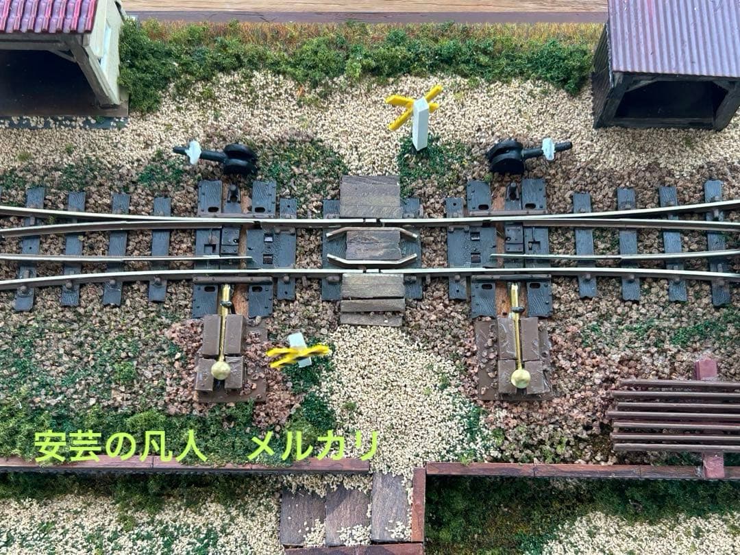 HOナロー(軌間9mm)56鉄道模型ジオラマ3部作　信号場のある風景