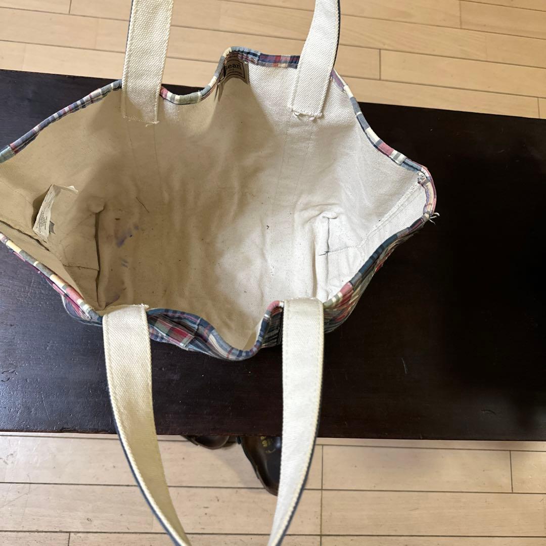 エルエルビーン　L.L.Bean ボート&トート　パッチワークマドラス