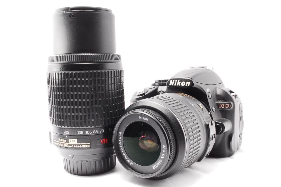 即購入で1000円OFF❤️Nikon D3100 ダブルレンズ 初心者 入門機