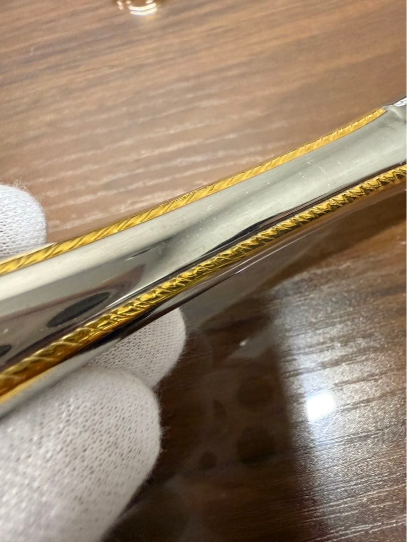 Gorham ゴールデンリボンエッジ カトラリーセット　各6本　合計30本セット