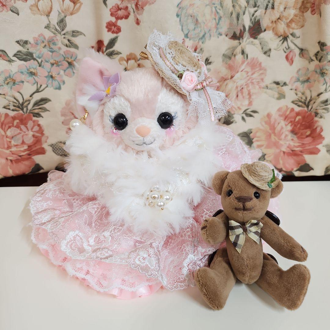 リーナベル　ぬいぐるみ　ハンドメイドコスチューム付き　リメイク　肩のせサイズ