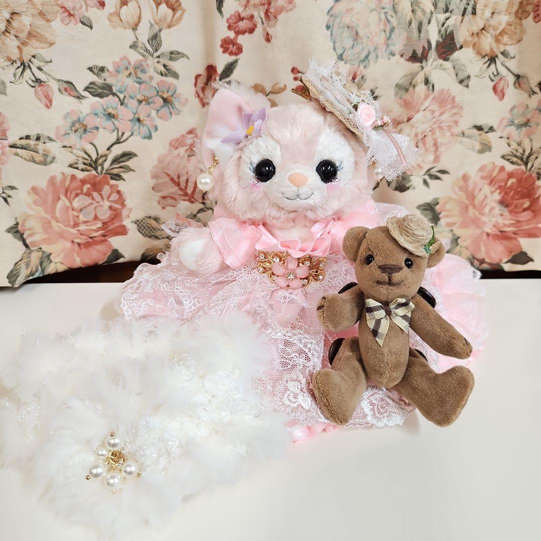 リーナベル　ぬいぐるみ　ハンドメイドコスチューム付き　リメイク　肩のせサイズ