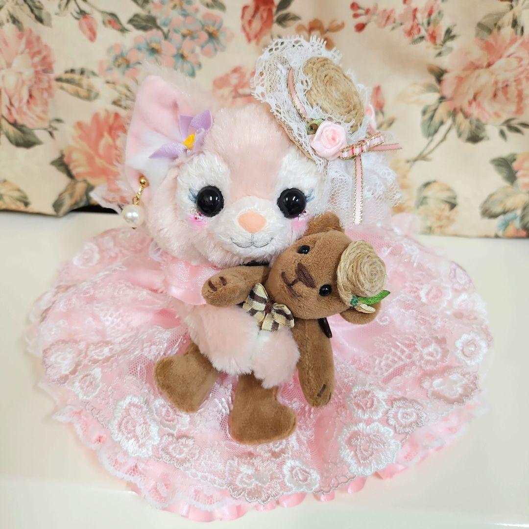 リーナベル　ぬいぐるみ　ハンドメイドコスチューム付き　リメイク　肩のせサイズ