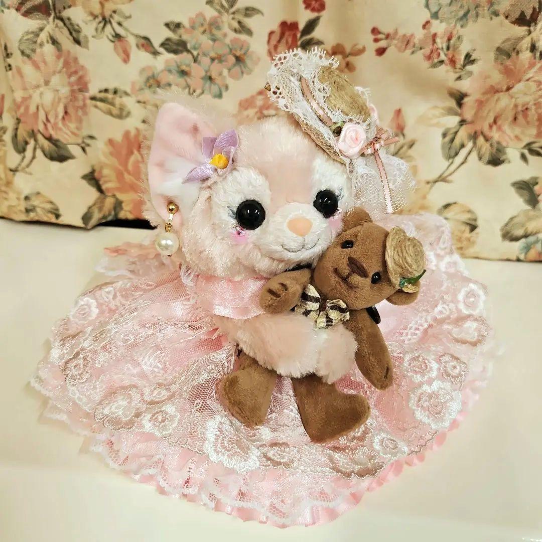リーナベル　ぬいぐるみ　ハンドメイドコスチューム付き　リメイク　肩のせサイズ