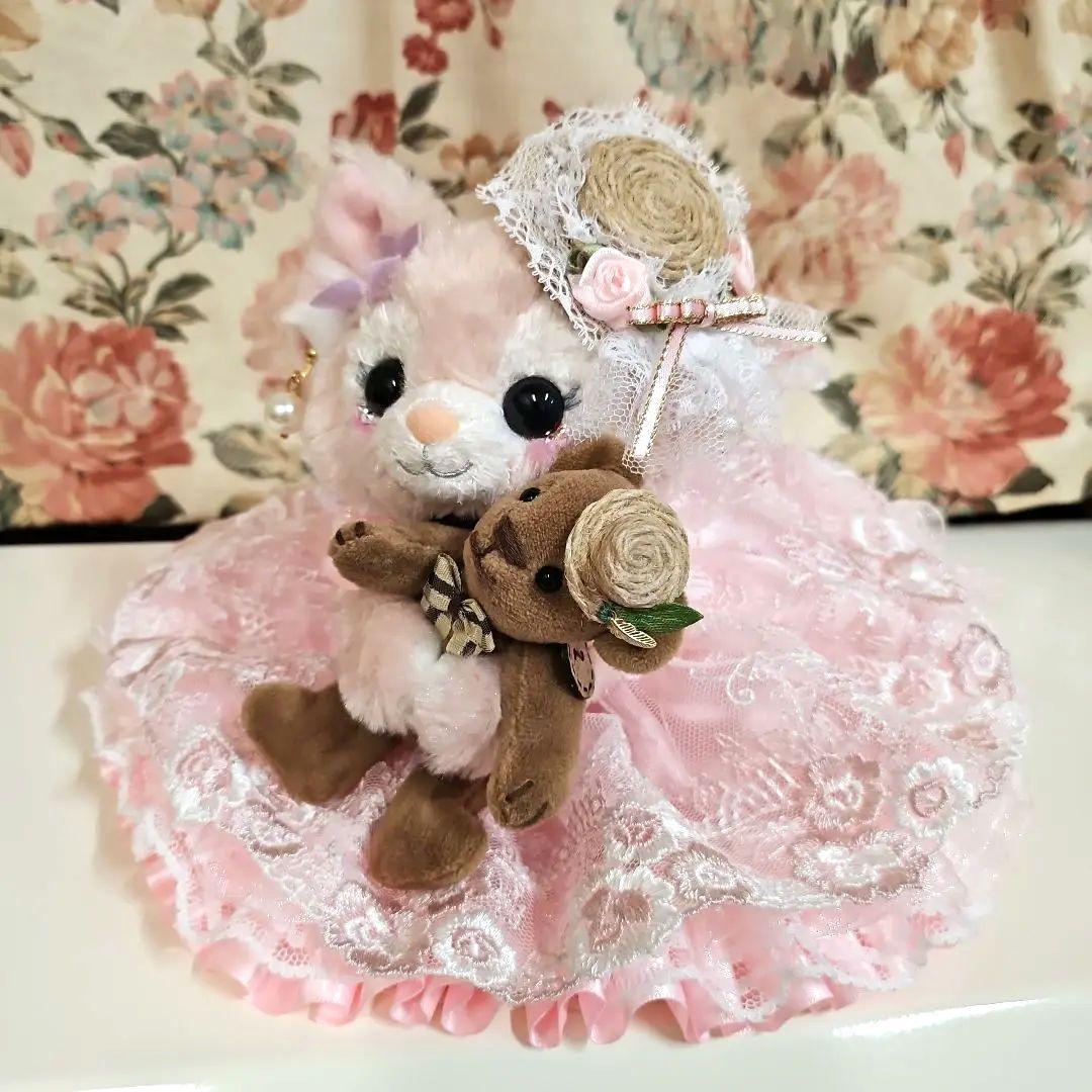 リーナベル　ぬいぐるみ　ハンドメイドコスチューム付き　リメイク　肩のせサイズ
