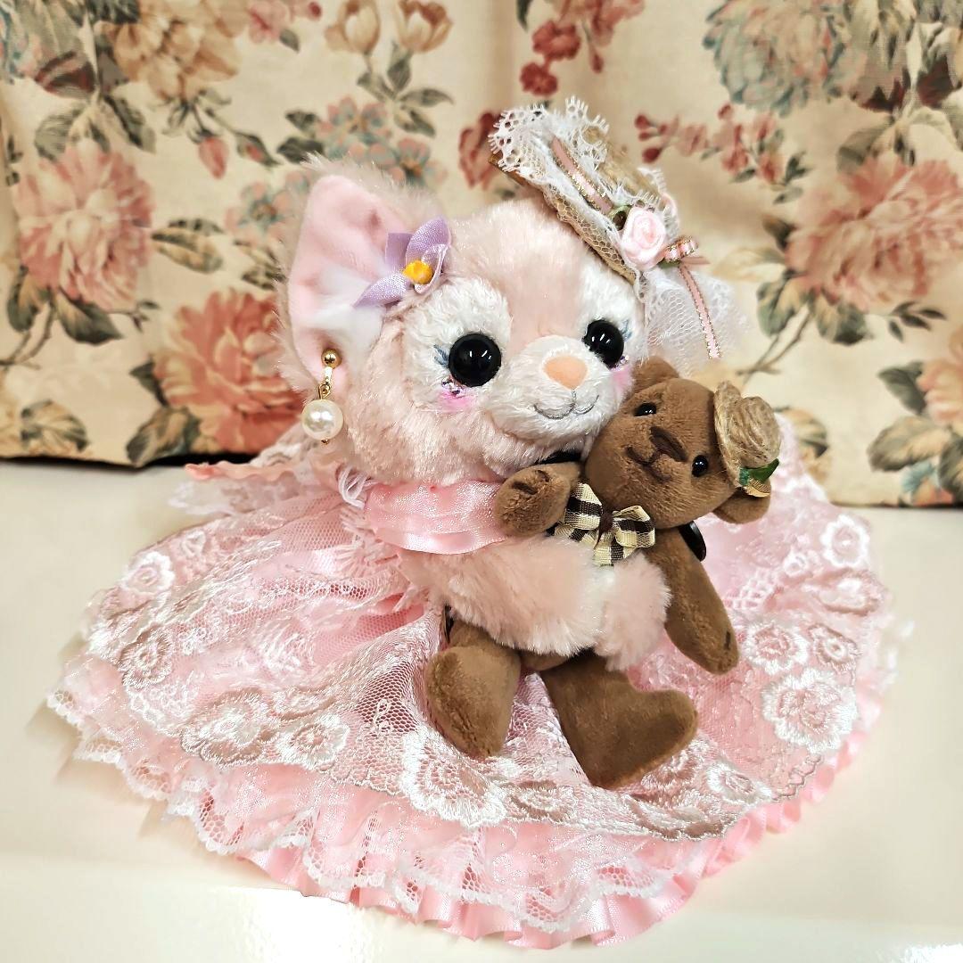 リーナベル　ぬいぐるみ　ハンドメイドコスチューム付き　リメイク　肩のせサイズ