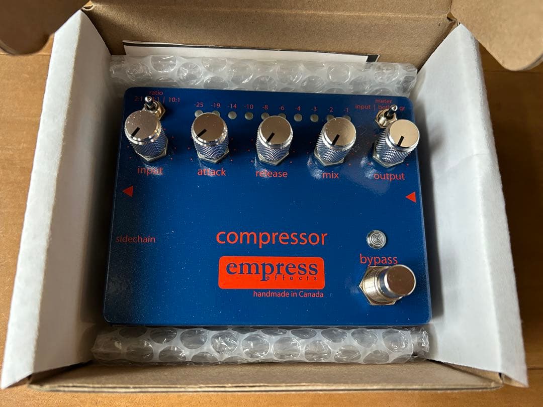 empress effects compressor 箱付き