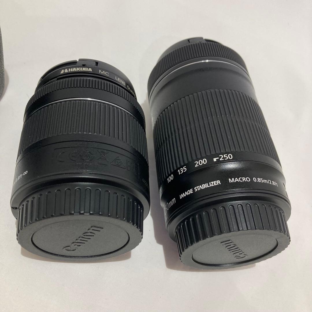 Canon EOS Kiss X9 デジタル一眼レフ　キャノン　ダブルレンズ