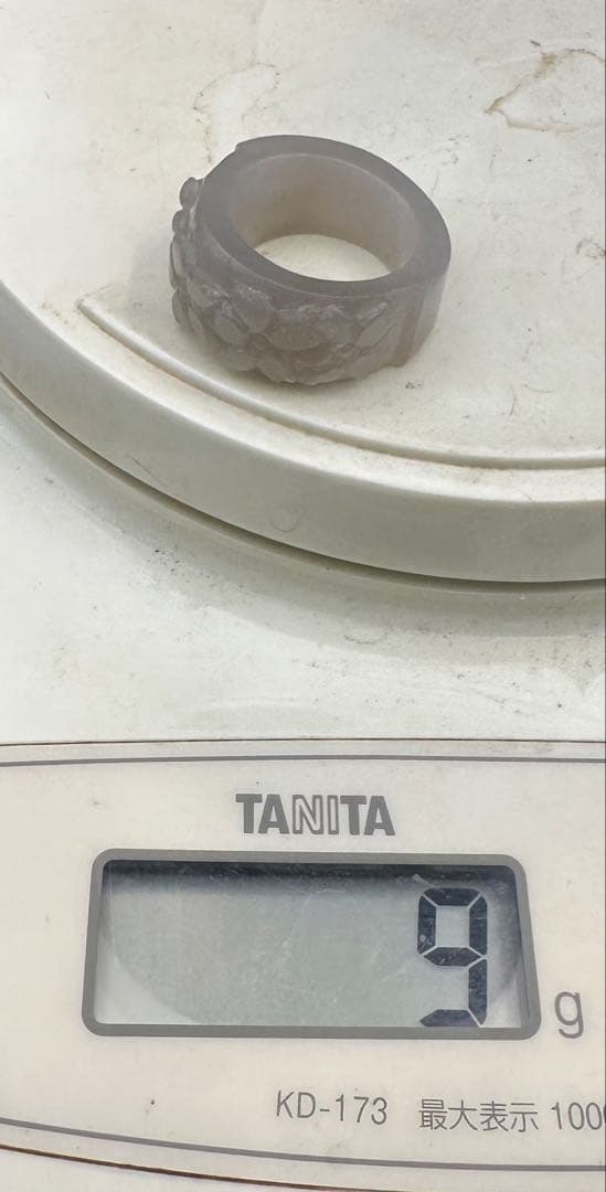 2026.2.2桜舞指輪　新潟産上質ネフライト