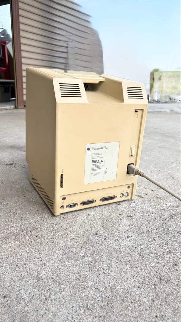 Macintosh Plus M0001A 起動確認済み