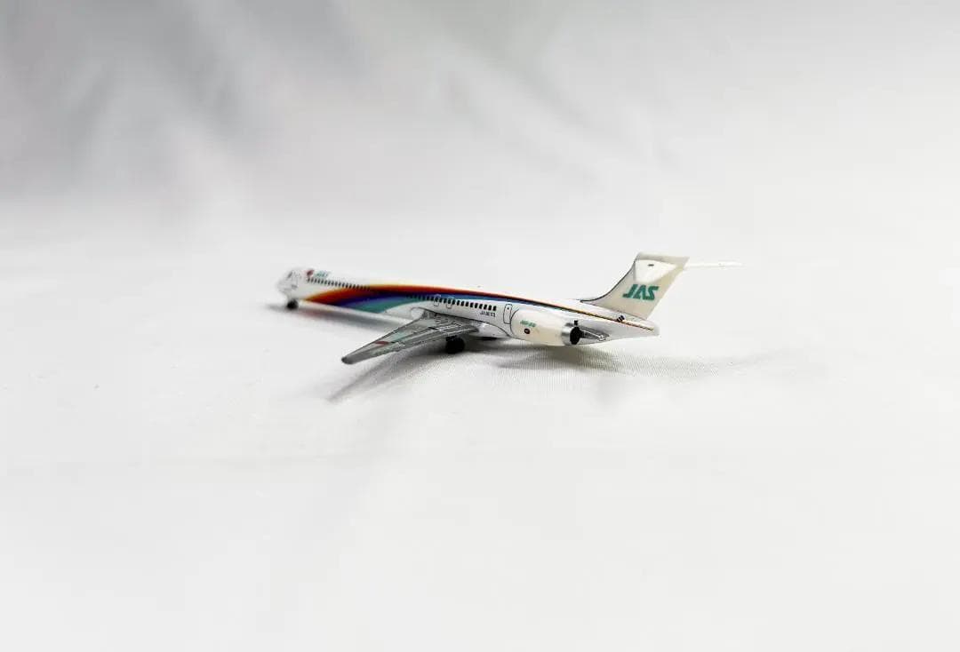 JAS / 日本エアシステム｜MD-90　3号機　黒澤特別塗装モデル｜1/500
