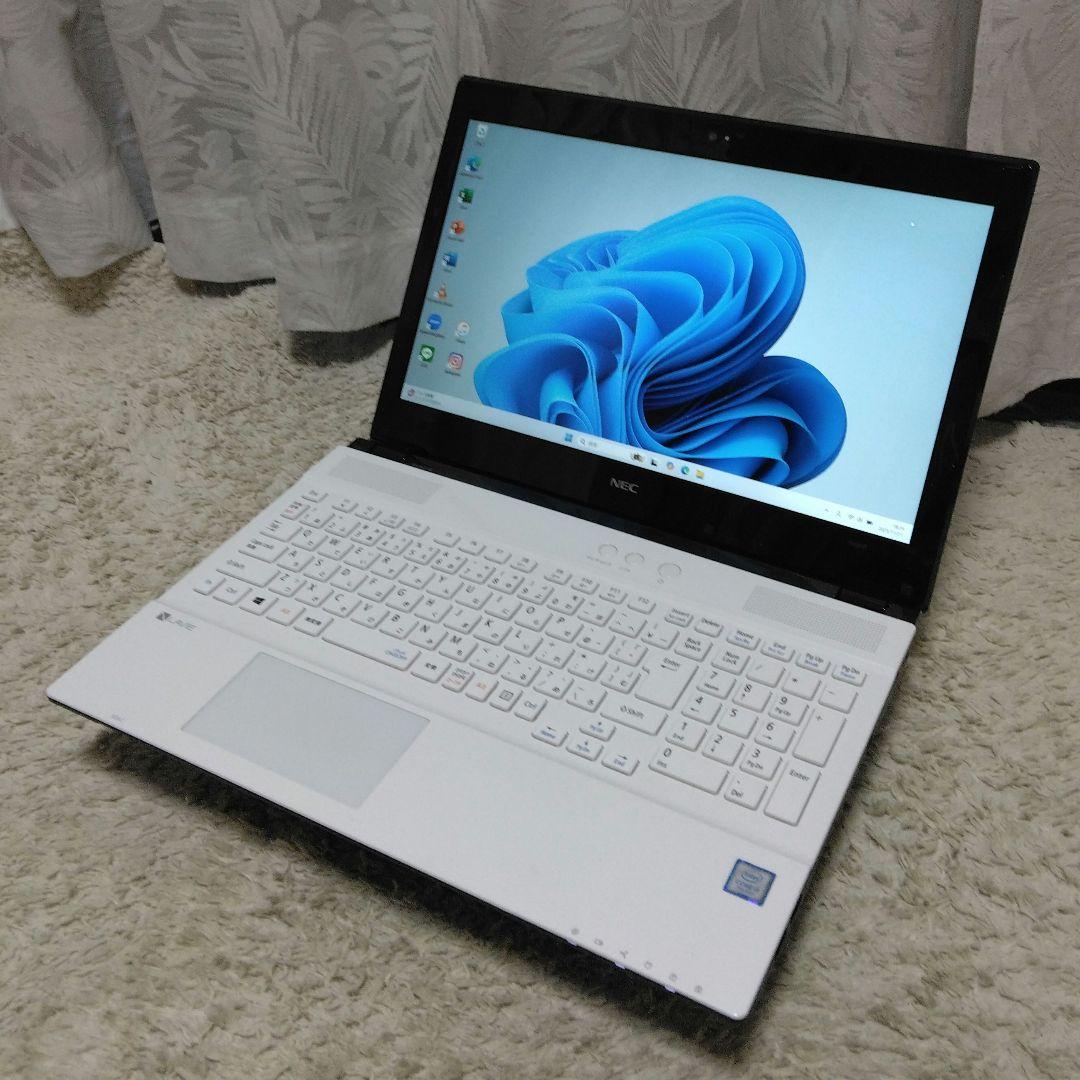 千63 特価　美品 直ぐに使えるSSD Office ノートパソコン