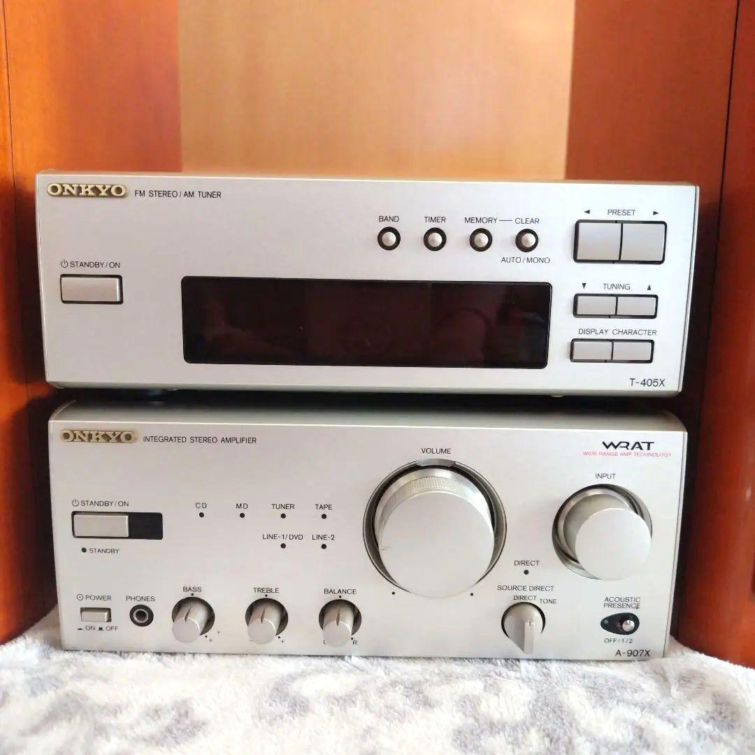 オンキョーシステムコンポ スピーカー D-102EX T-405X A-907X