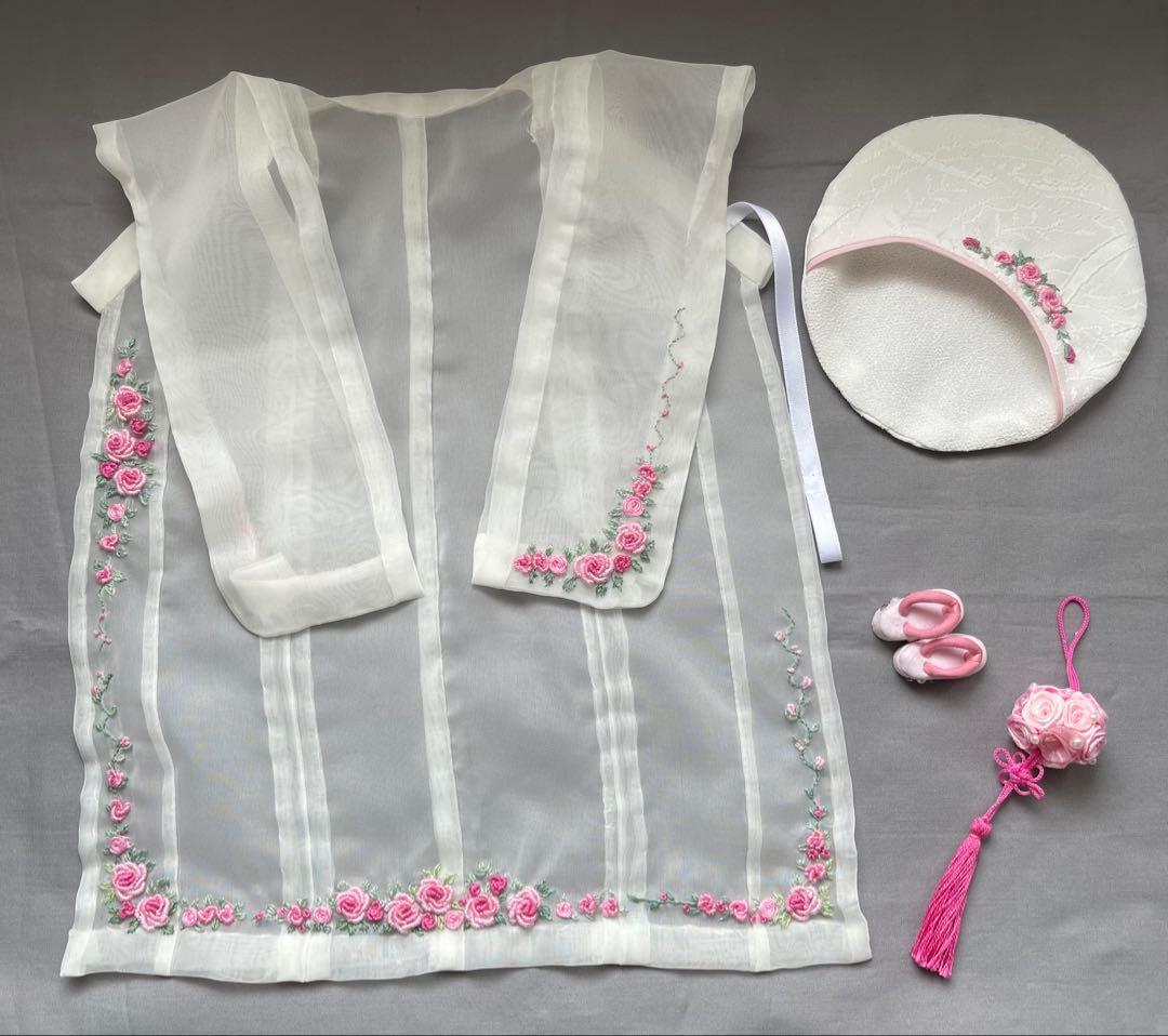 ジェニーちゃん服　花嫁着物　白無垢