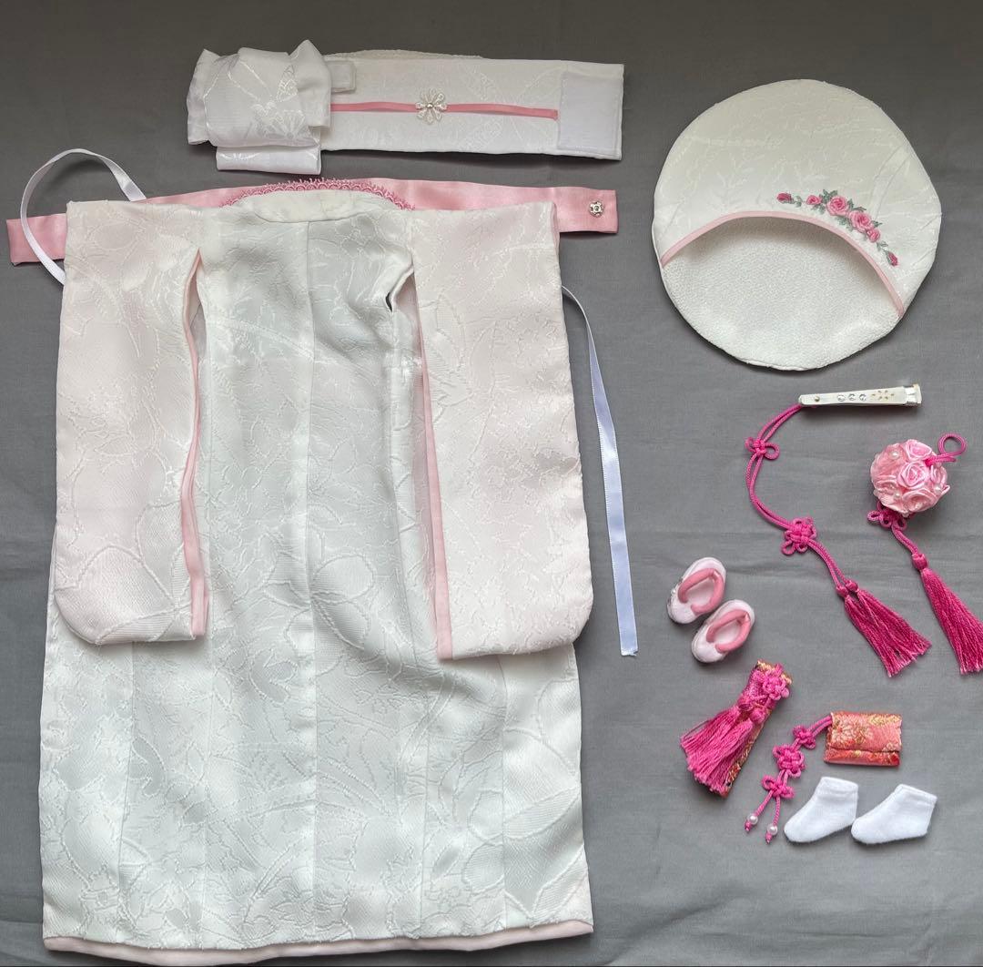 ジェニーちゃん服　花嫁着物　白無垢