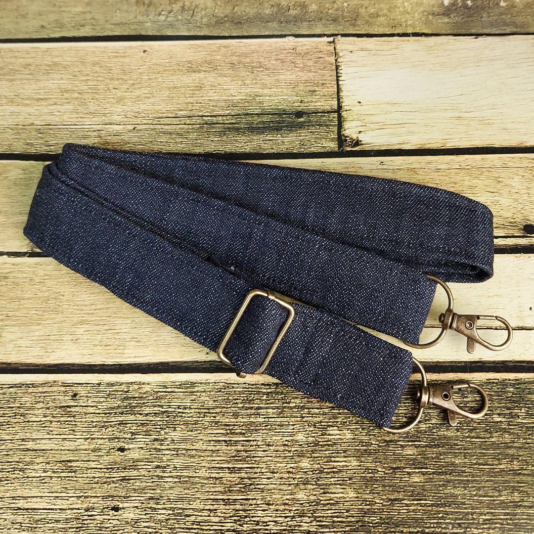 デニムバック　No.606　デニムリメイク　サイドポケット　デニムパッチワーク