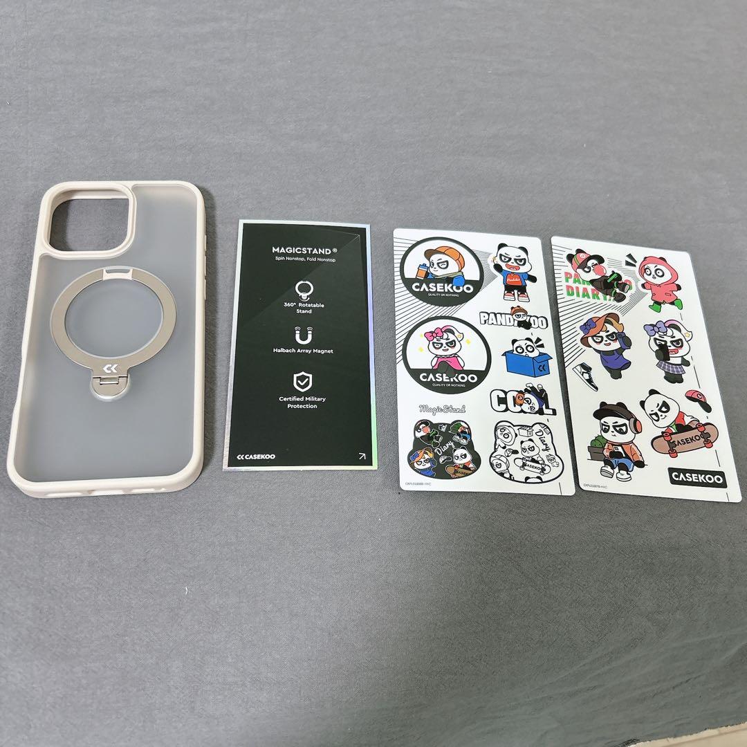 CASEKOO iPhone 16 Pro Max 用 ケース 米軍ゴールド