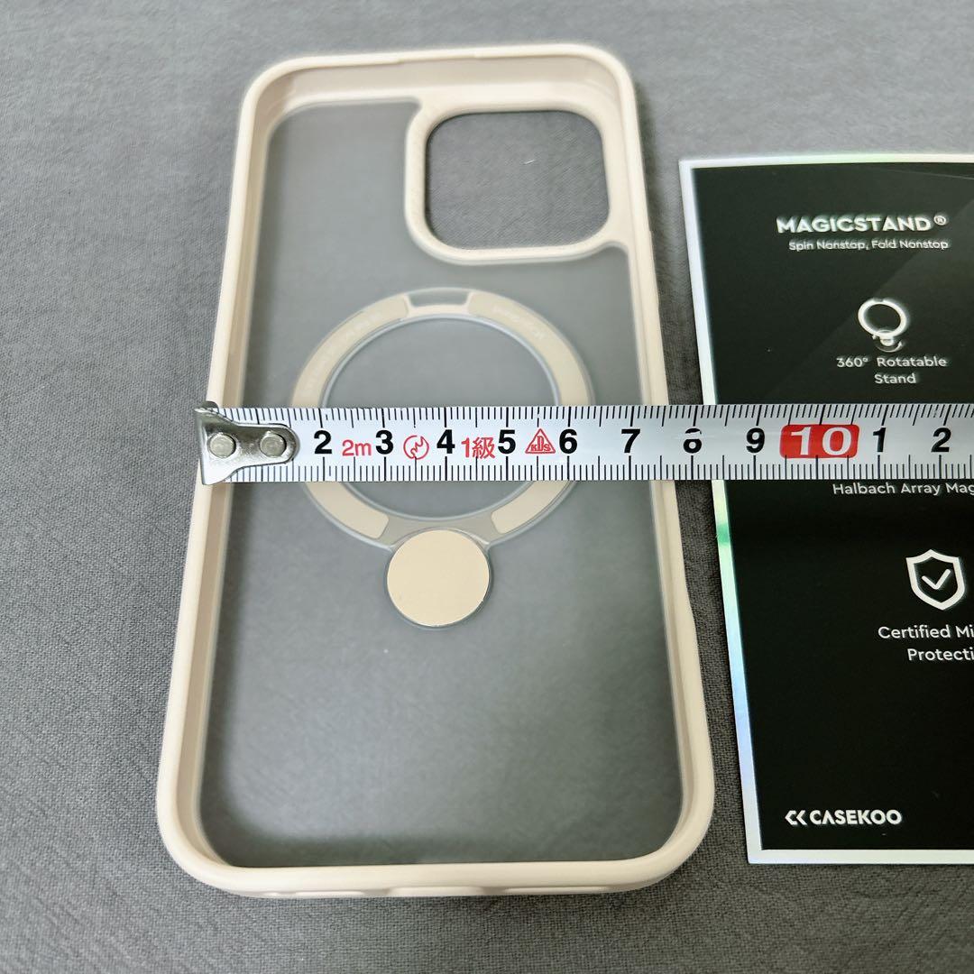 CASEKOO iPhone 16 Pro Max 用 ケース 米軍ゴールド