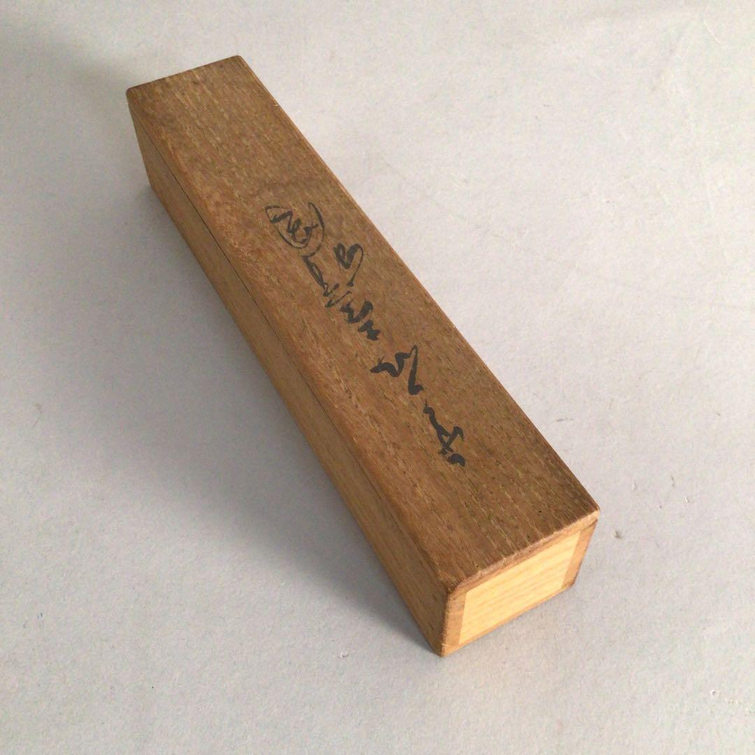 No3479 掛軸　森金石(琴石)  唐人鶴図　着色絹本　合箱　中国画　送料無料