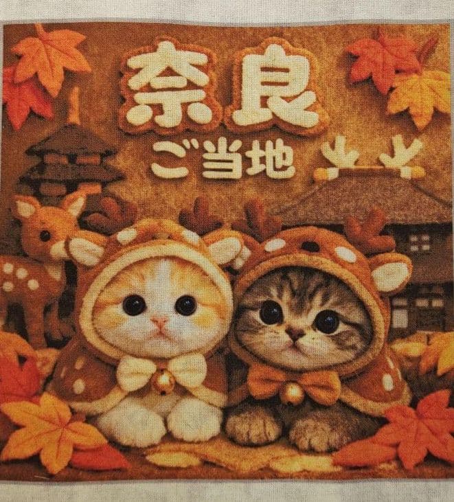 ご確認用　あ〜ちゃん　ハンカチ　わんこさん柄　ハンドメイド3/4