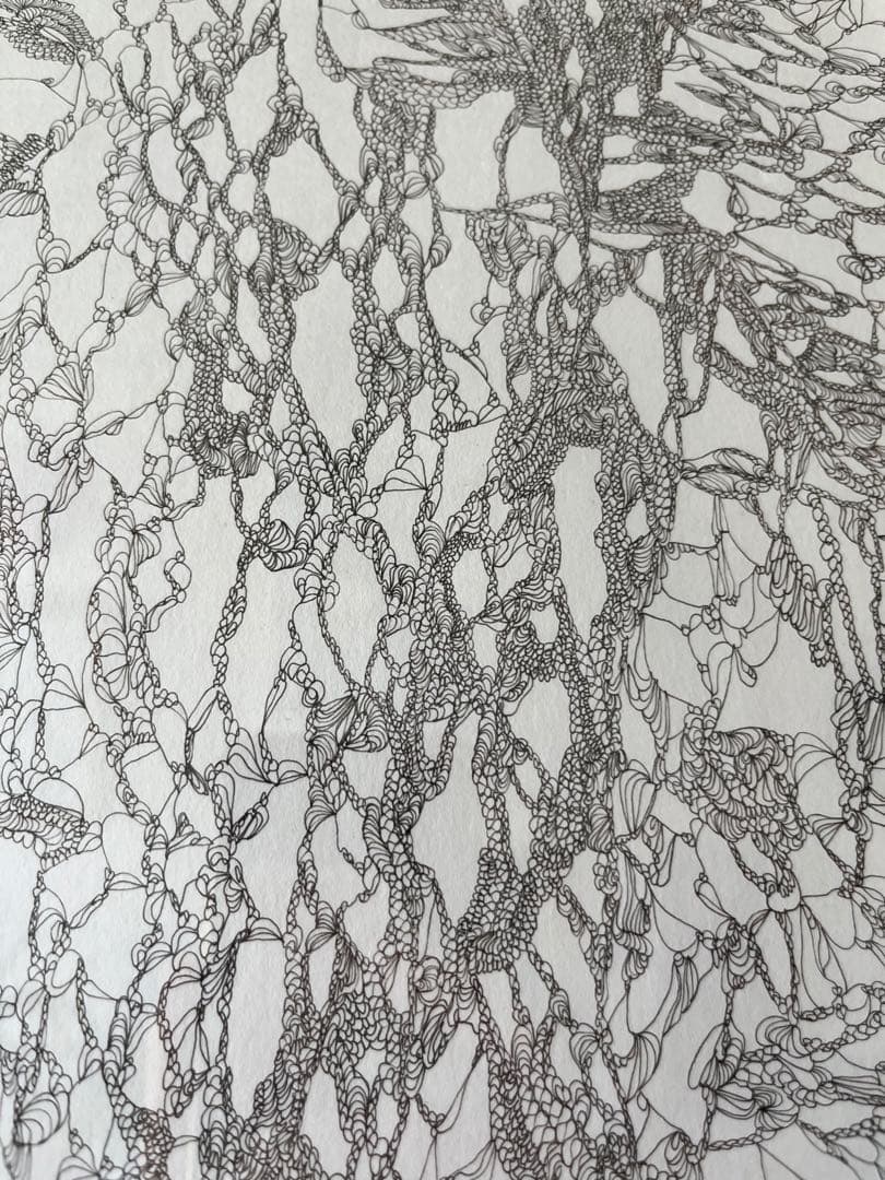 線画アート作品