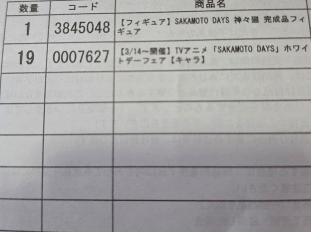 SAKAMOTO DAYS　神々廻　フィギュア　バースデイ　アクスタ　缶バッジ