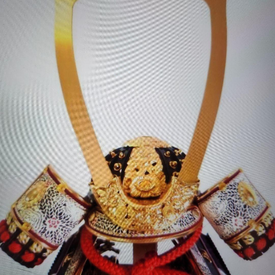 五月人形 武士の鎧、8号武蔵朔太郎作。特別価格！
