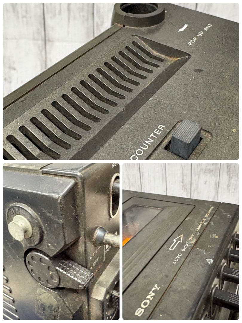 SONY ソニー　JACKAL300 ラジオカセットコーダー　77年製　ジャンク